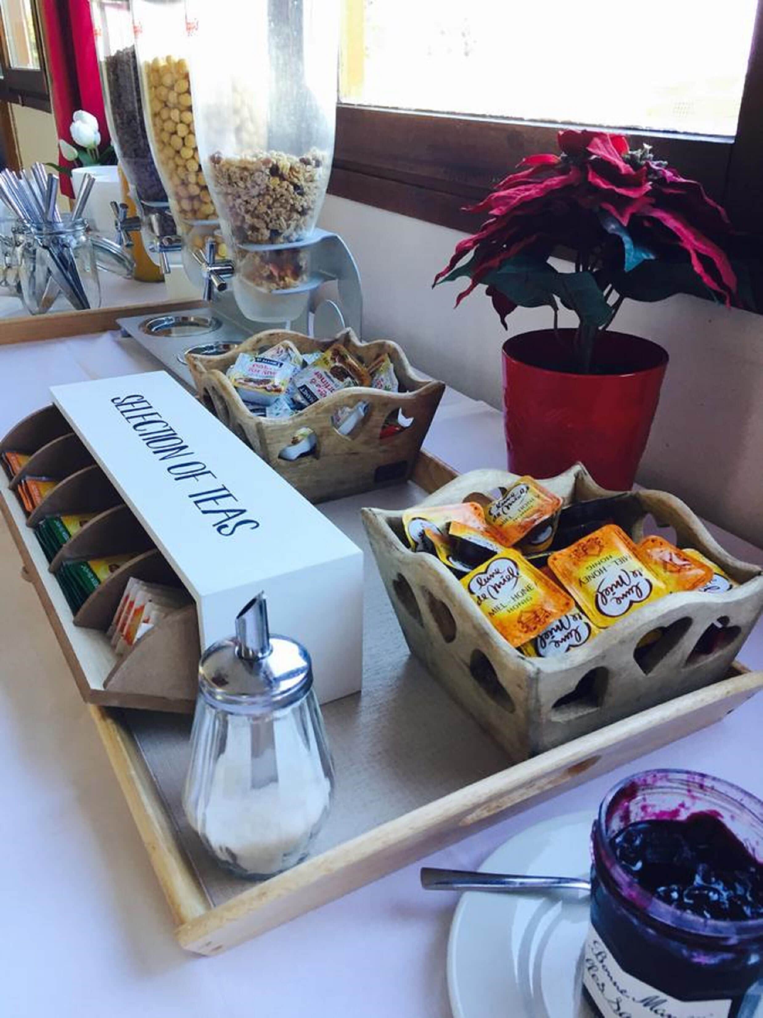 daily buffet breakfast (eur 12 per person)