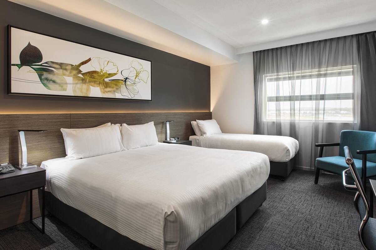 Standard Room, Multiple Beds | Premium bedding, in-room safe, desk, laptop workspace