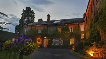 Front of property – evening/night