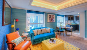 Chaplin Suite | Living room | LED TV - Madera Hollywood (Hong Kong)