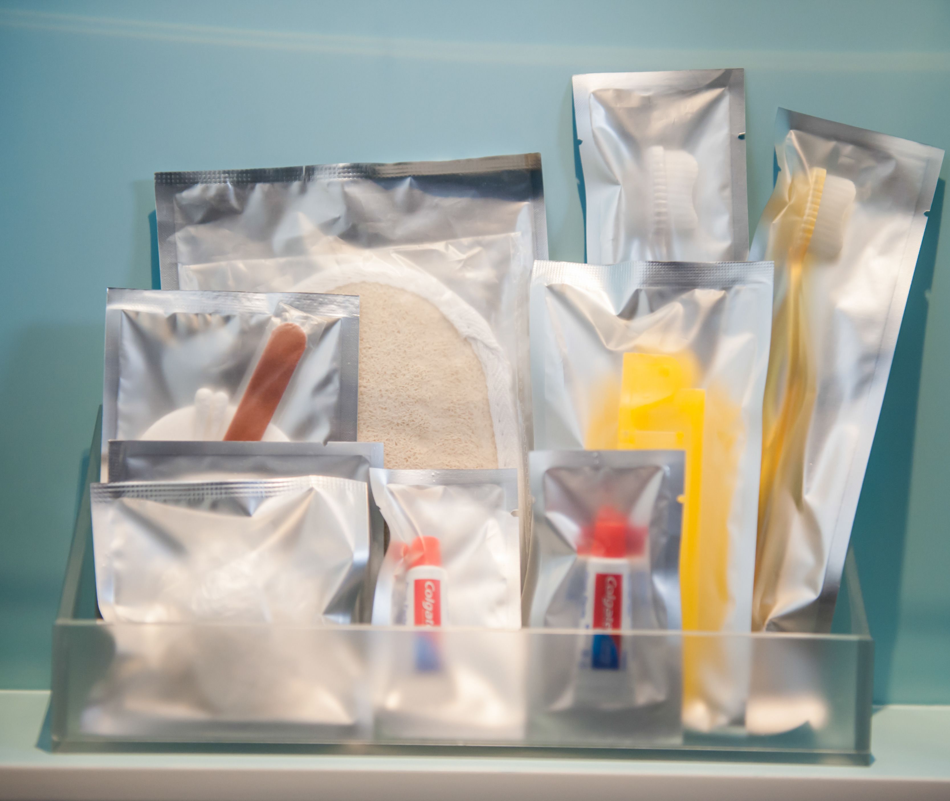 shower, free toiletries, hair dryer, slippers