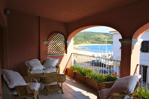 Comfort Apartment, 1 Bedroom, Sea View | Terrace/patio