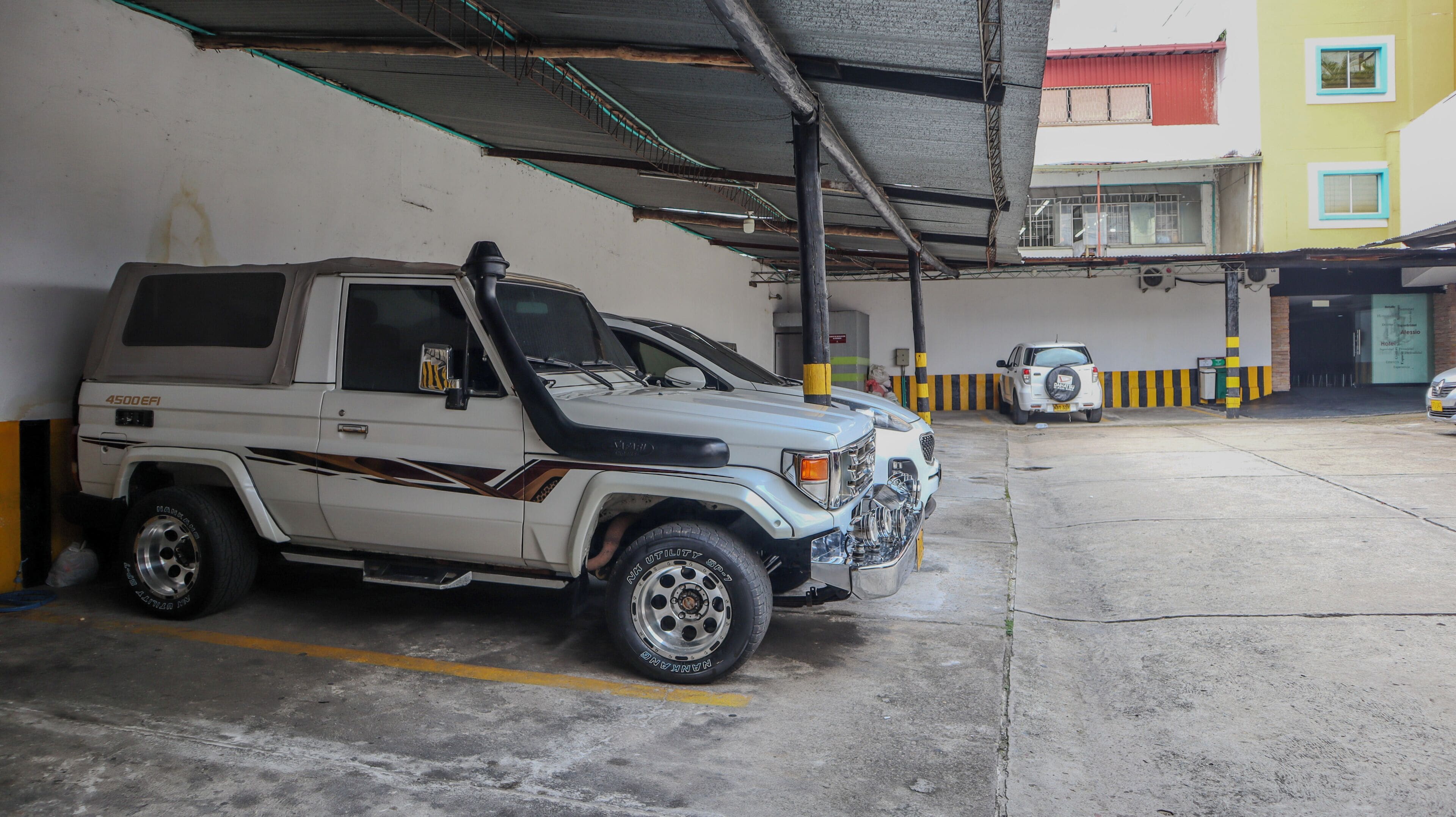 Free self-parking, free valet parking