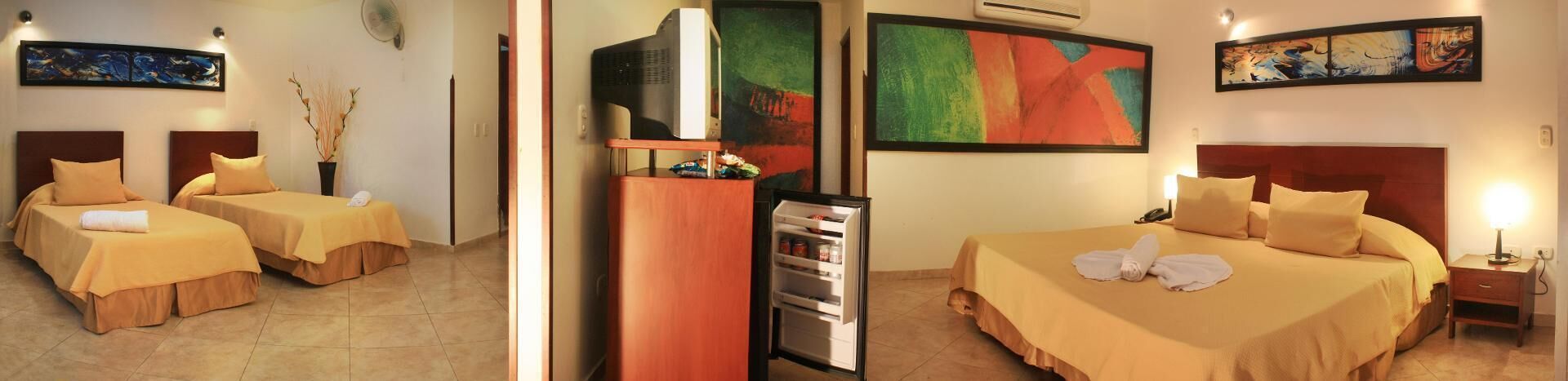 Ropa de cama de alta calidad, minibar, cortinas opacas