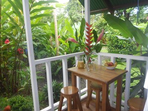 Bungalow Premium 3 Per (Kitchenette) | Terrace/patio - Casitas Mar y Luz (Cahuita)