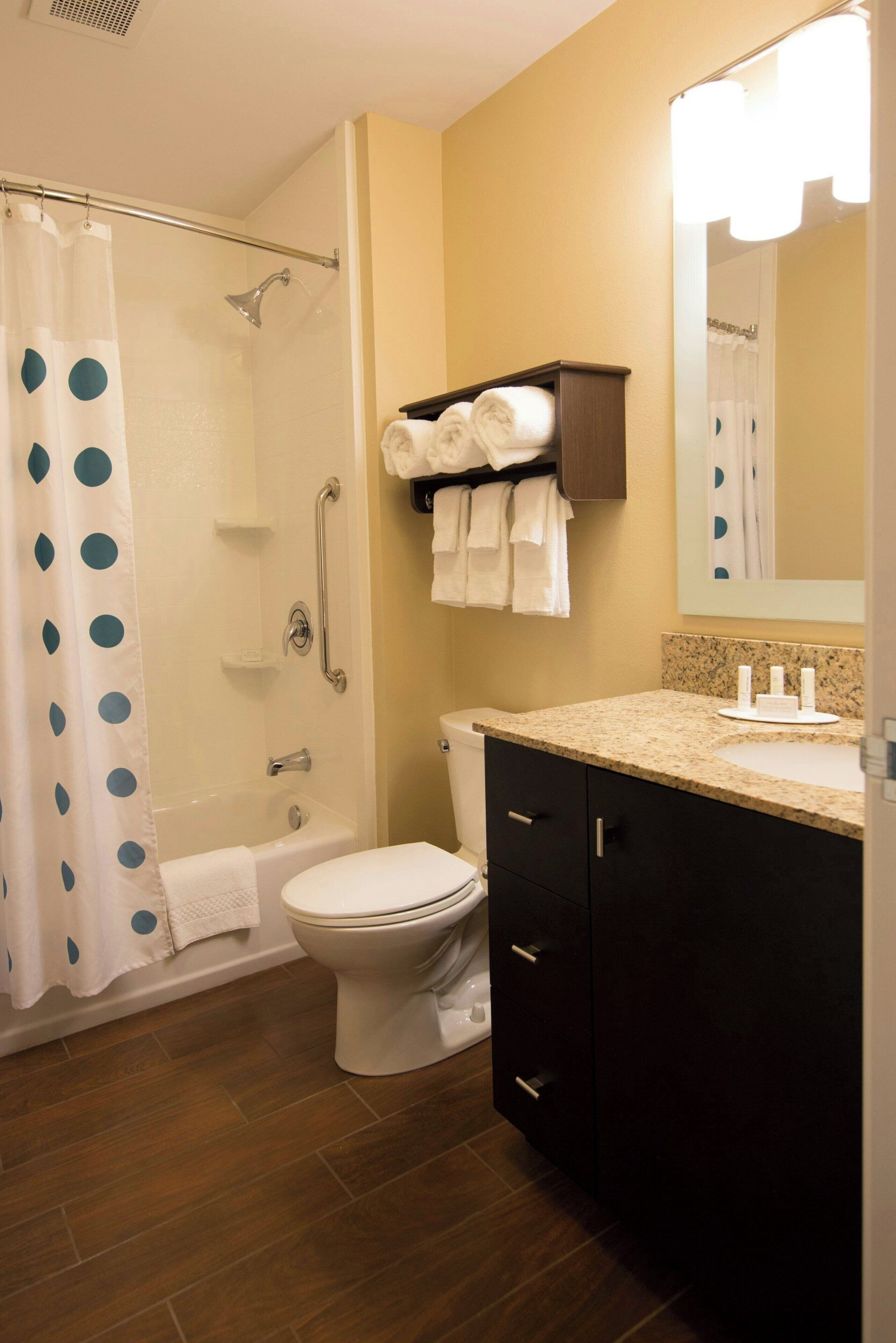 free toiletries, hair dryer, towels, soap