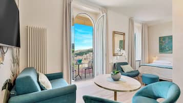 Suite Monolocale Panoramica Junior, edificio separato (Via di murlo, 10/E) | Biancheria in cotone egiziano, biancheria da letto di alta qualità