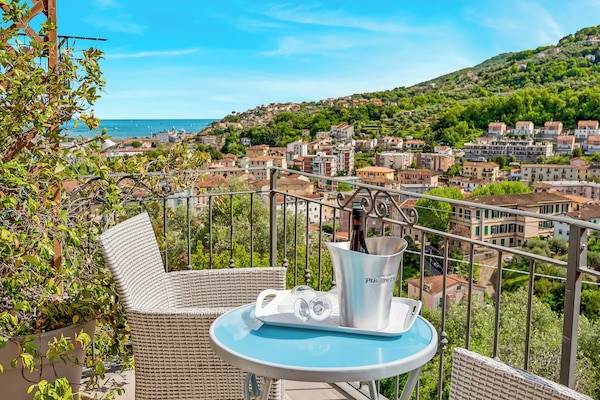 Deluxe Triple Room, Balcony, Sea View | Water view