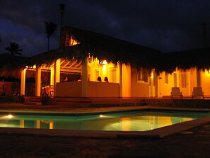 Terrace/patio - Villa Las Palmas (Las Galeras)