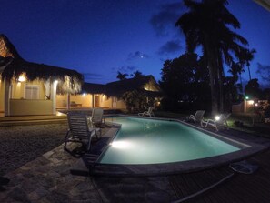 Outdoor pool - Villa Las Palmas (Las Galeras)