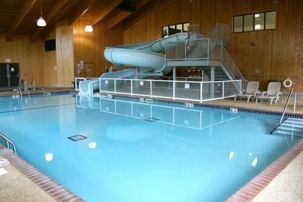 Indoor pool, outdoor pool
