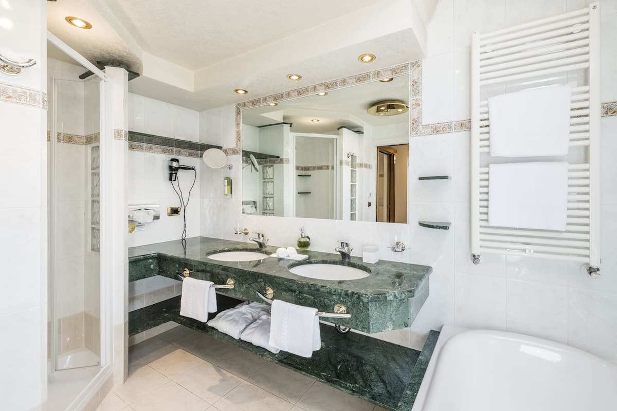 suite | bathroom | free toiletries, hair dryer, towels