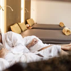 Sauna, steam room, body treatments, mud baths, aromatherapy