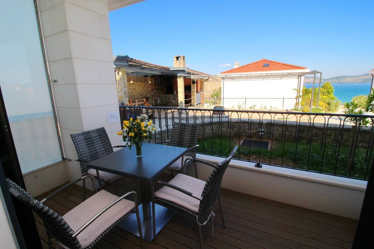 Apartment, 1 Bedroom, Terrace, Sea View | Terrace/patio