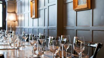 Breakfast, lunch and dinner served