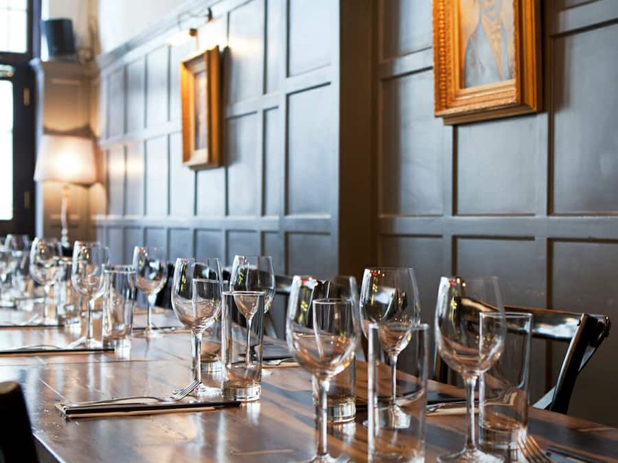 Breakfast, lunch and dinner served