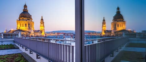 Panorama appartement, 1 slaapkamer, uitzicht op de stad | Uitzicht vanuit de kamer