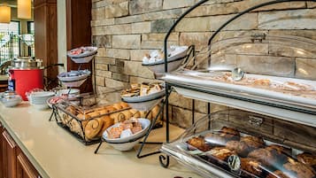 Free daily on-the-go breakfast