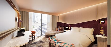 Superior-Zimmer, 1 King-Bett | Hochwertige Bettwaren, Zimmersafe, Schreibtisch