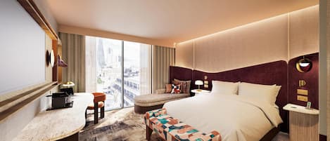 Literie de qualité supérieure, coffres-forts dans les chambres, bureau