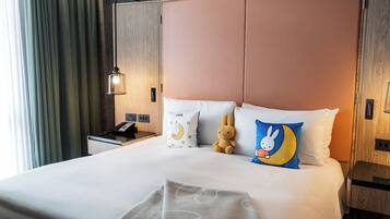 Suíte, 1 cama King (The Miffy Suite) | Roupas de cama premium, cofres nos quartos, escrivaninha