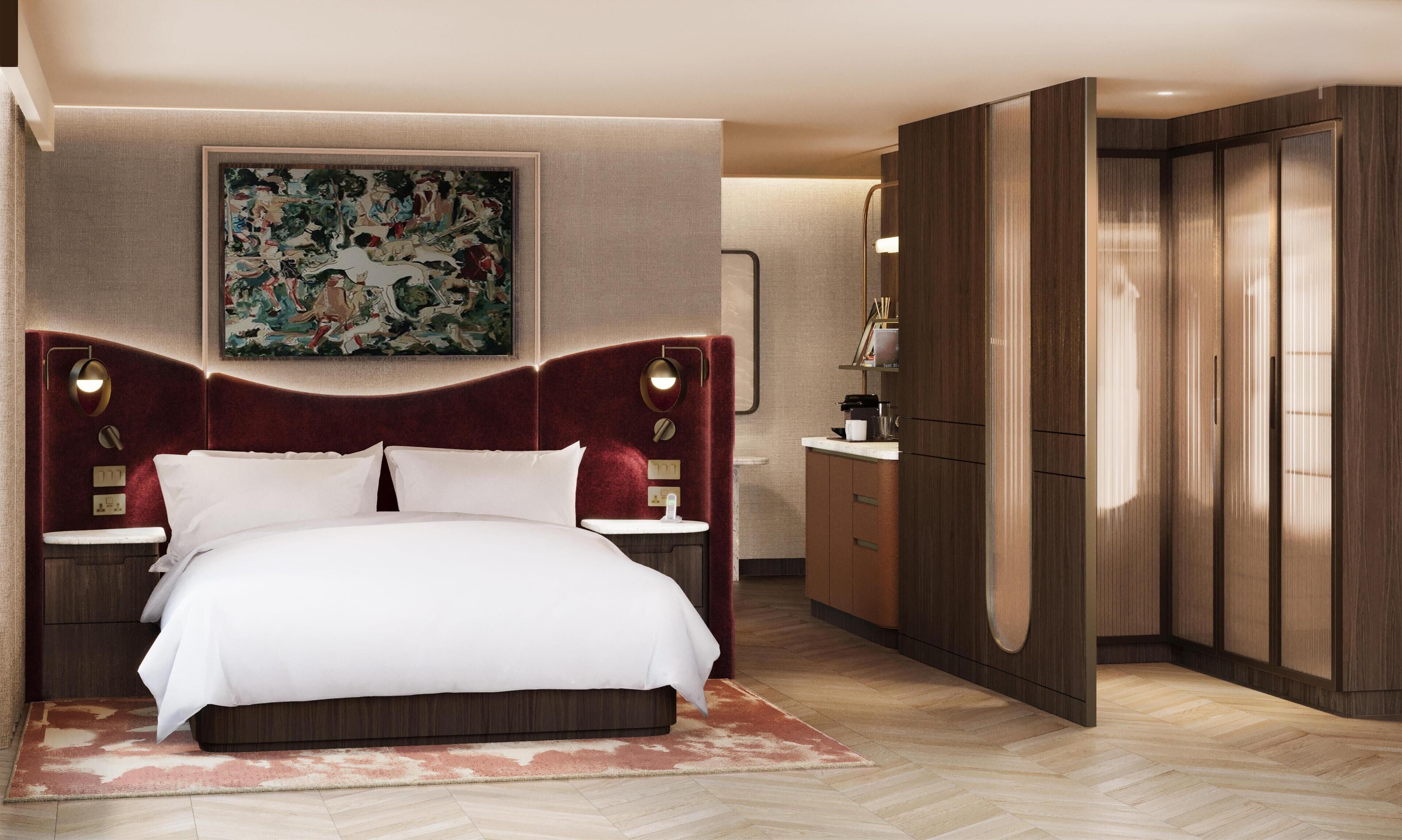 Suite, 1 King Bed, Balcony | Premium bedding, in-room safe, desk, laptop workspace