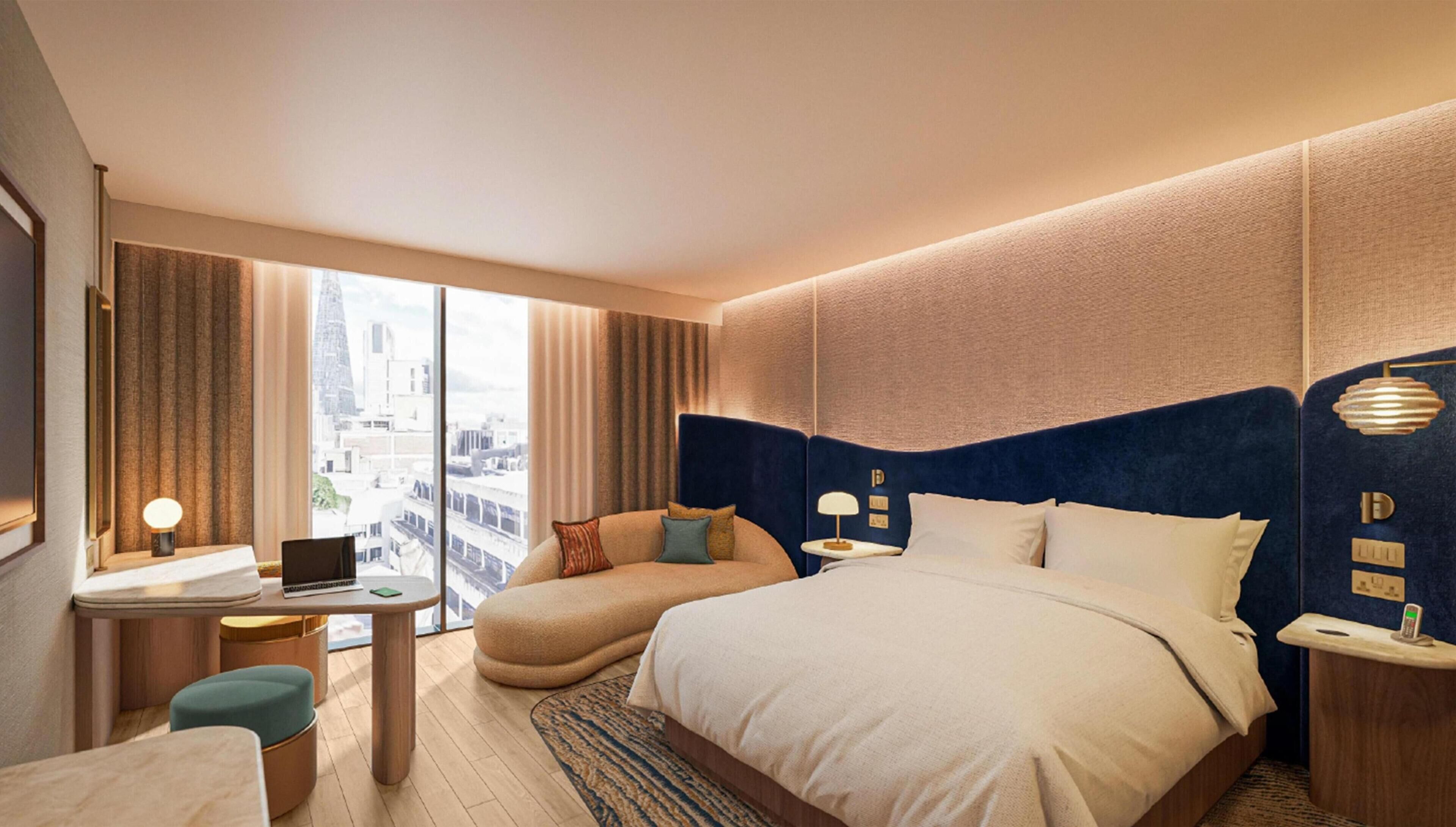 Executive Room, 1 King Bed | Premium bedding, in-room safe, desk, laptop workspace