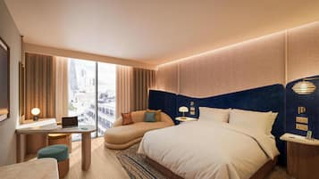 Executive Room, 1 King Bed | Premium bedding, in-room safe, desk, laptop workspace