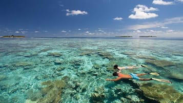 Beach nearby, snorkeling, fishing