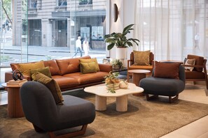 Sitteområde i lobbyen