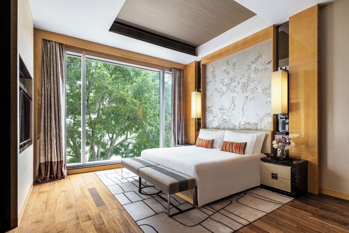 Bộ trải giường bằng vải cotton Ai Cập, bộ đồ giường cao cấp, minibar 
