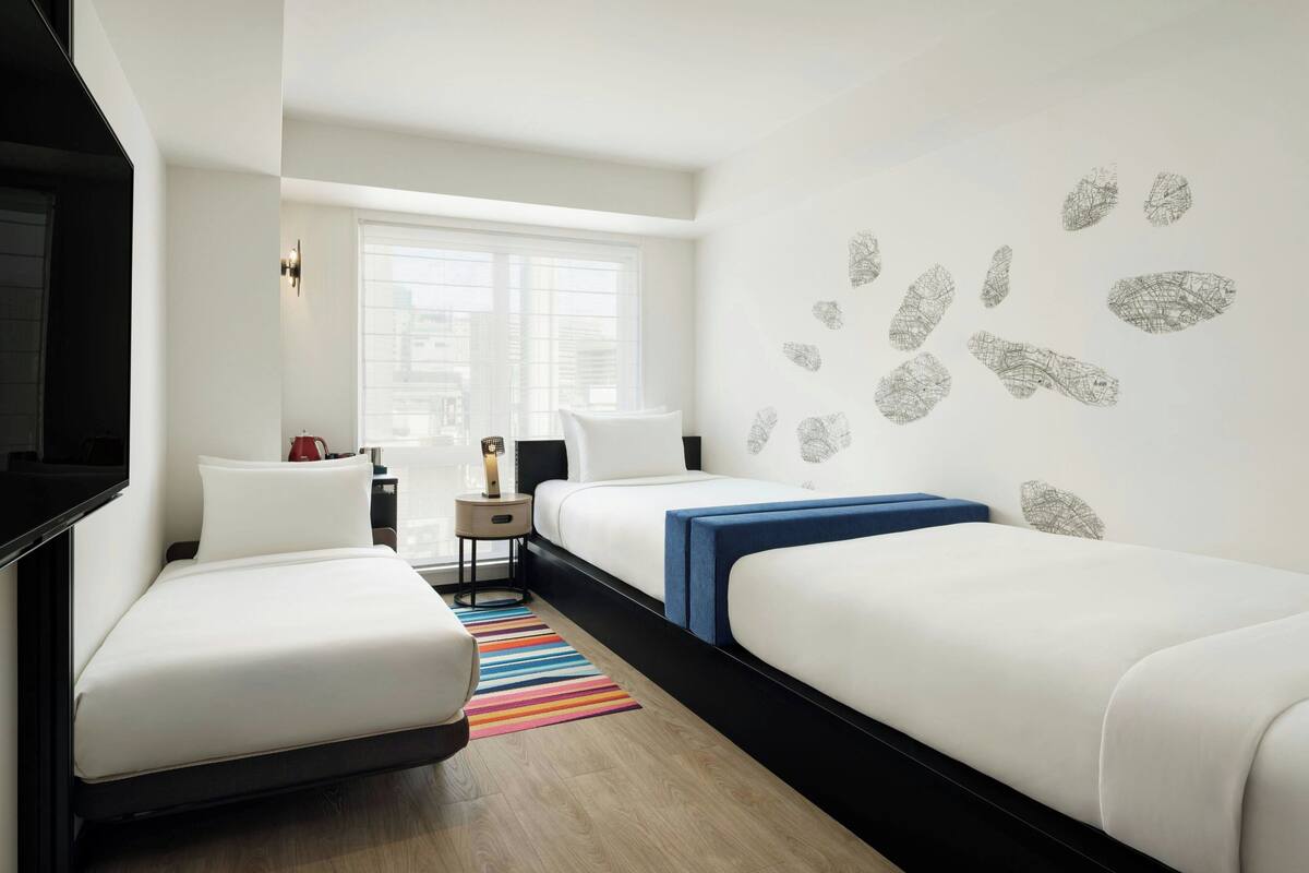 Down duvets, minibar, in-room safe, desk