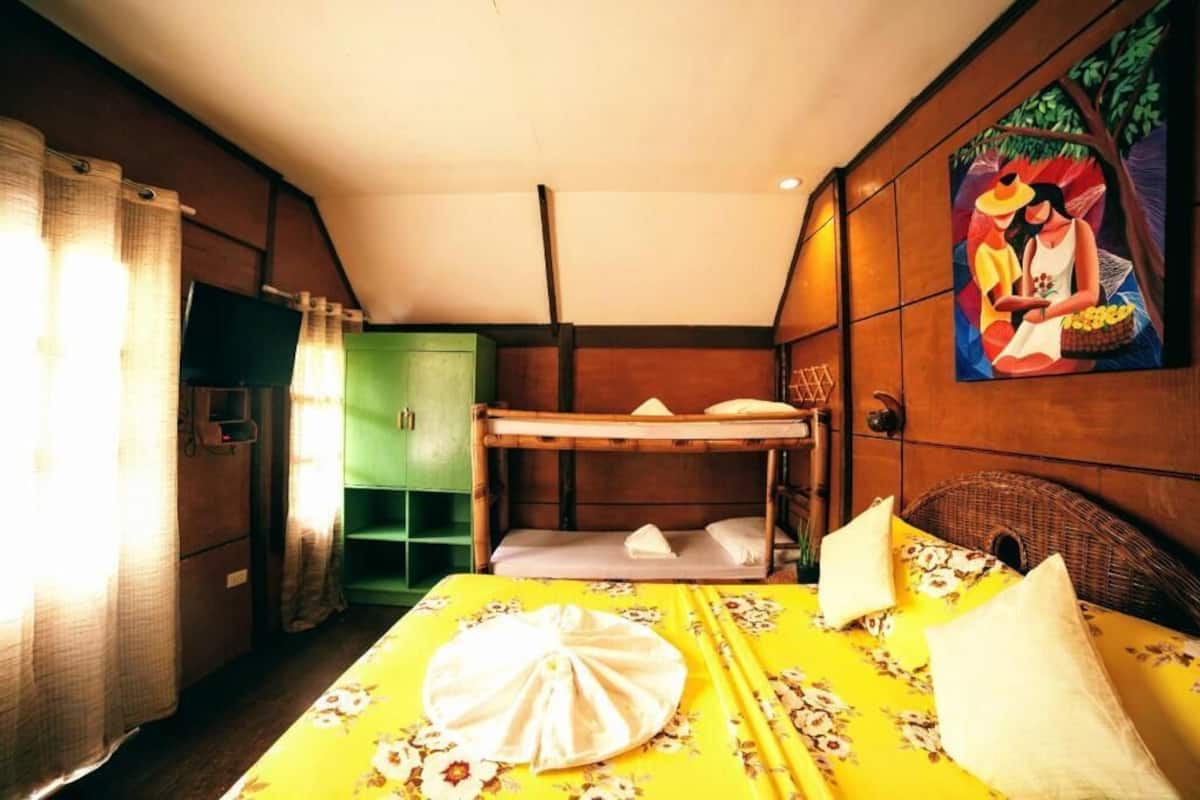 Individually decorated, individually furnished, rollaway beds