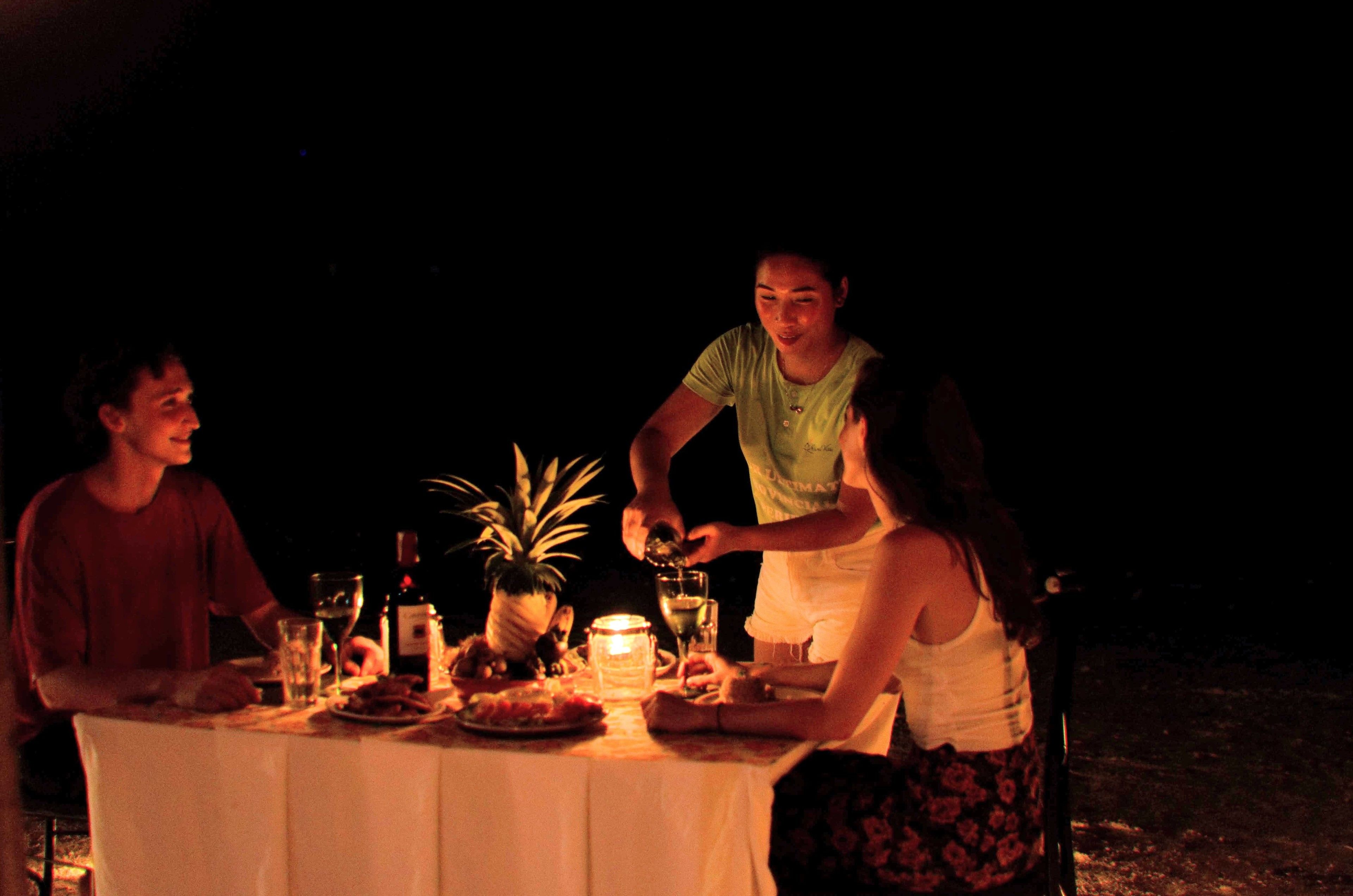 Breakfast, lunch, dinner served; Filipino cuisine, garden views 