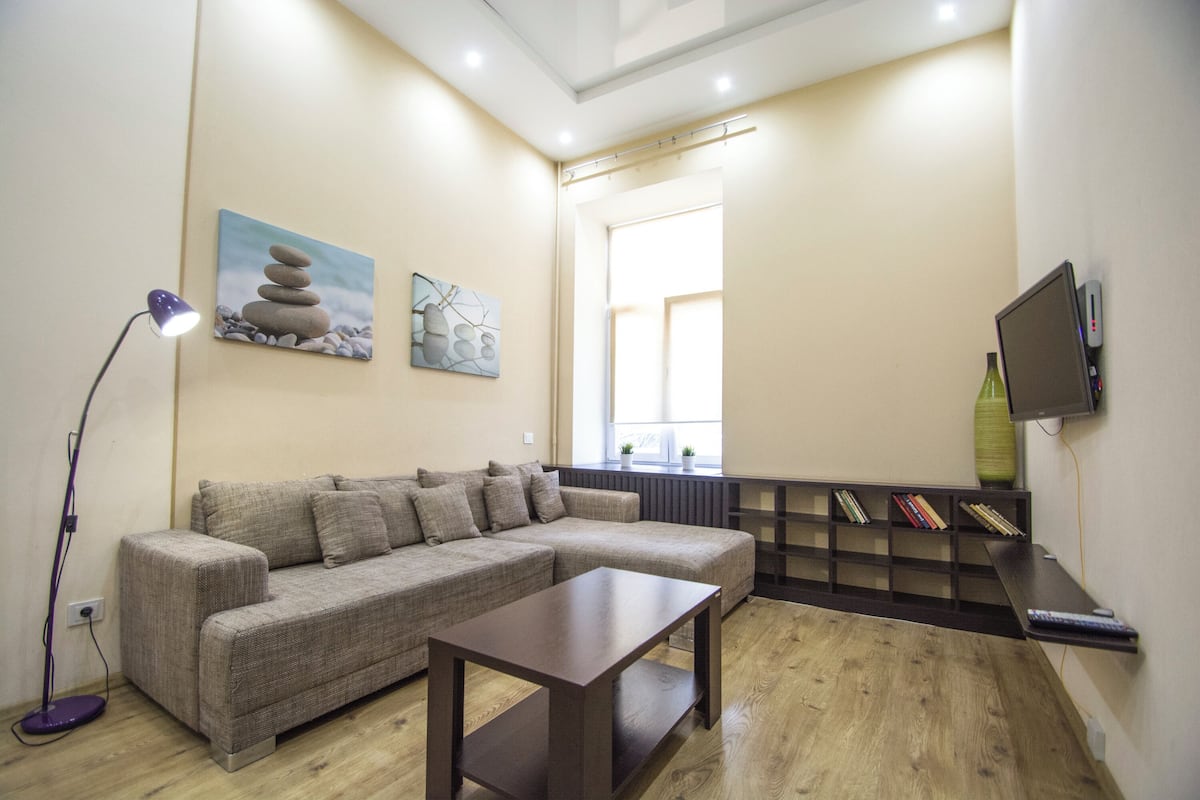 Comfort Quadruple Room, 1 Bedroom, Kitchen (Engelsa 29) | 1 bedroom, individually decorated, individually furnished