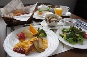 Petit déjeuner anglais compris tous les jours