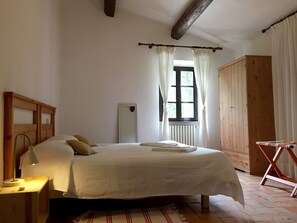 Desk, laptop workspace, blackout drapes, free WiFi