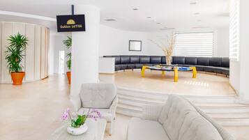 Sitteområde i lobbyen