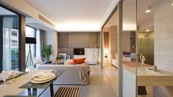 Two Bedroom Residence | Living room | LCD TV