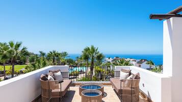 Vue sur la plage/lâocĂ©an