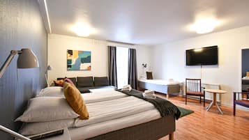 Wifi gratis y ropa de cama
