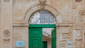 Fassade der Unterkunft