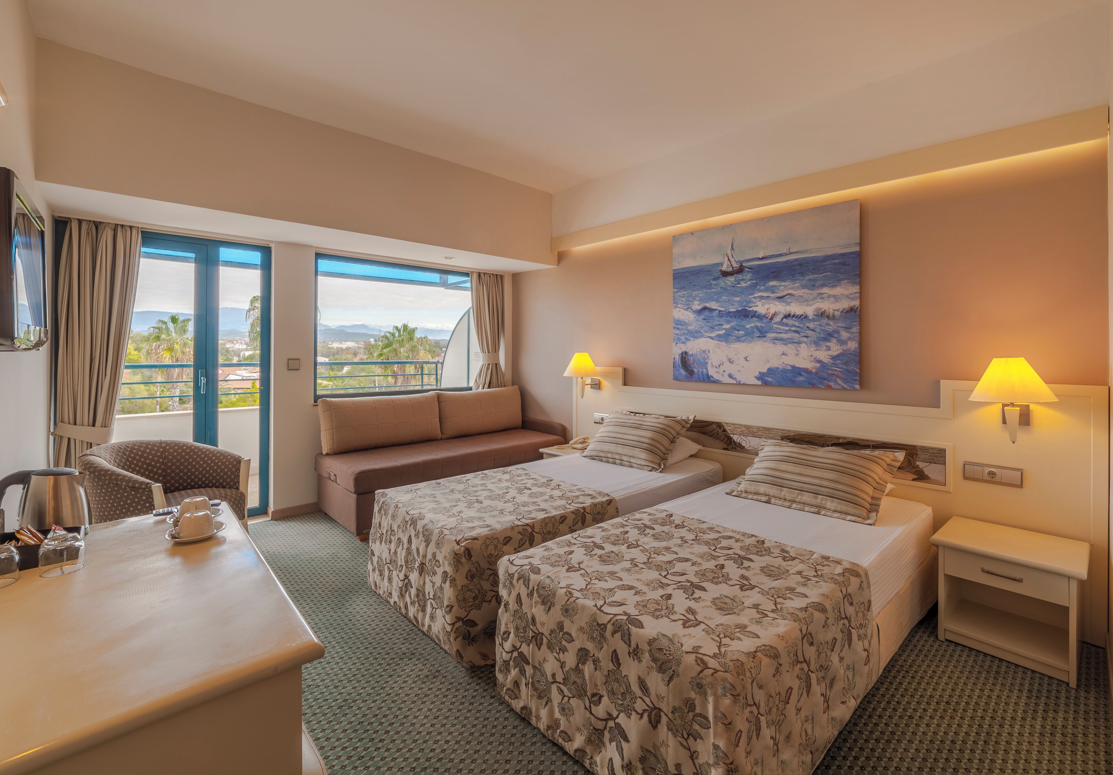Minibar (free items), in-room safe, desk, cribs (free)