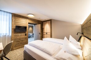Suite familiar (Sonnenschein) | Ropa de cama hipoalergénica y minibar 
