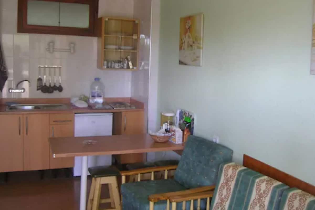 Standard-Apartment, Balkon | Eigene Kochnische | Wasserkocher mit Kaffee-/Teezubehör, Kühlschrank, Herdplatte, Toaster