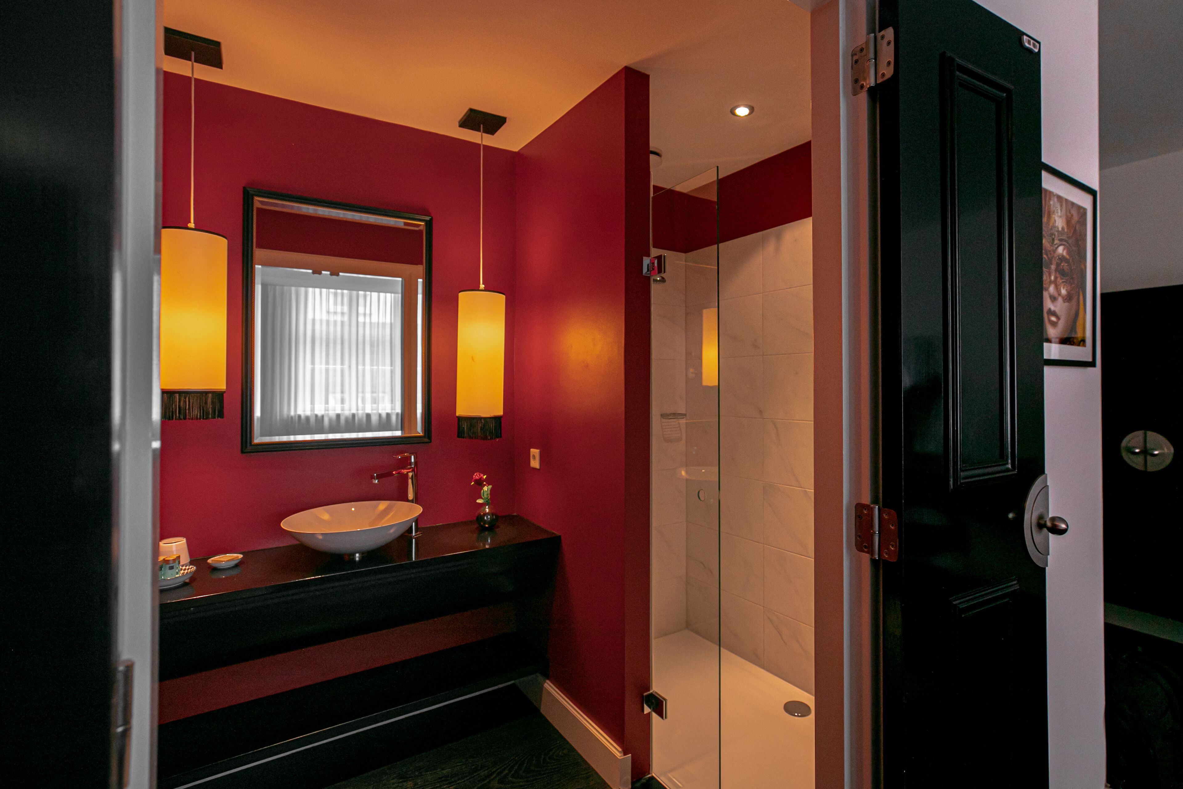 double room | bathroom | free toiletries, hair dryer, towels