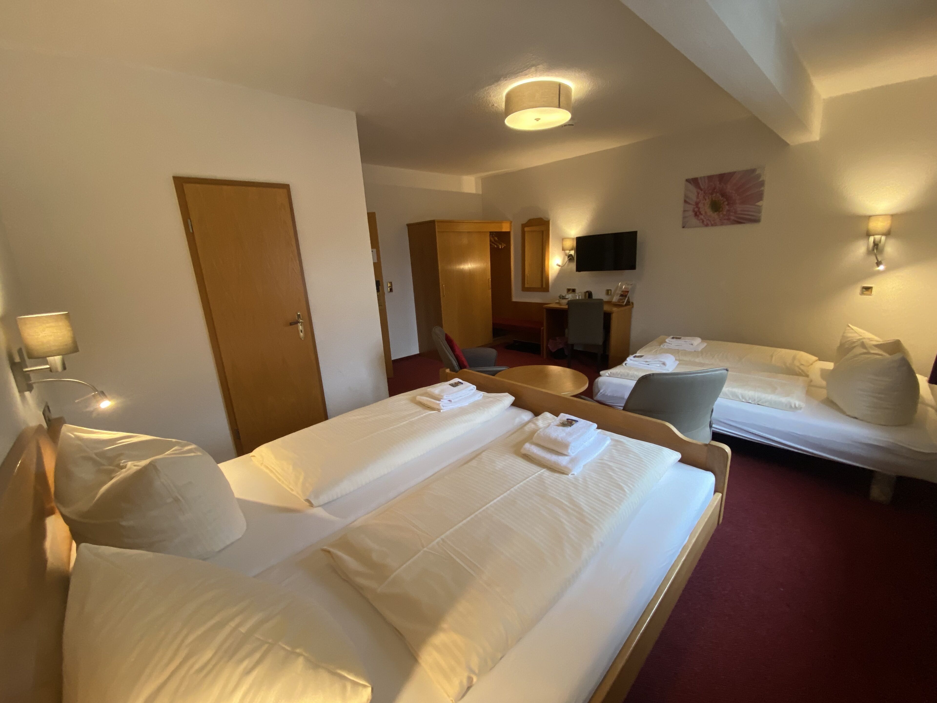Double Room, 1 King Bed, Hill View | Premium bedding, down comforters, memory foam beds, blackout drapes
