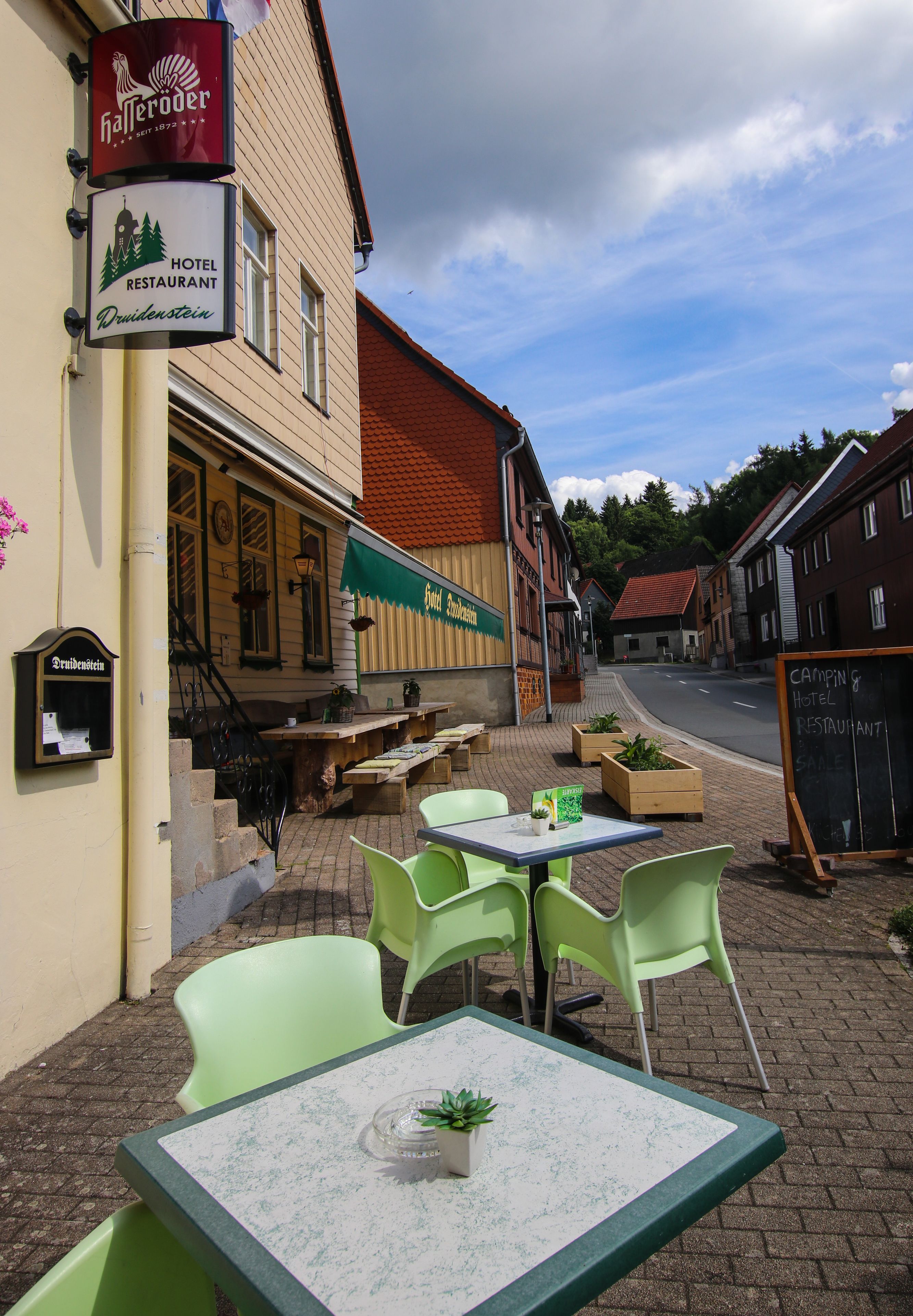 breakfast, lunch served; modern european cuisine, al fresco dining