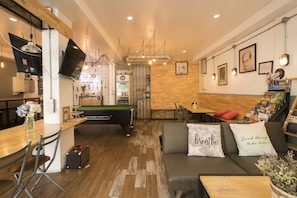 Sala de estar en el lobby
