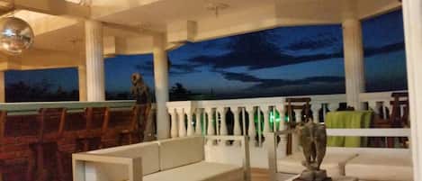 Vue depuis l’hébergement